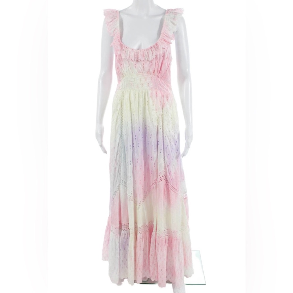 LOVESHACKFANCY Tie Dye Maxi Dress Founder Favorite - Picture 7 of 13
